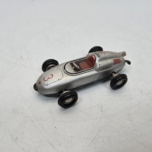 Schuco Micro Racer 1037 Grey Porsche Car #3 Antique wind up metal toy germany