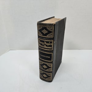 Antique Young People&#39;s bible History Illustrated 1871 Great shape w/ many plates