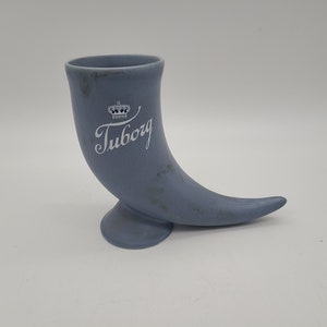 Vintage Tuborg bier stein Hoornvormige bierpul