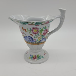 Copeland Spode New stone  R9289 Floral pattern Footed creamer