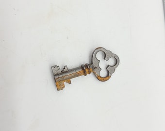 Rare Antique Double bit Trunk key #6