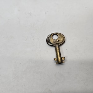 Antik dubbelbitshänglåsnyckel låsnyckel 130P
