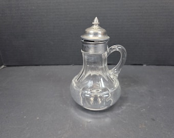 Antique EAPG  Heisey plain band 1225 Syrup/molasses pitcher