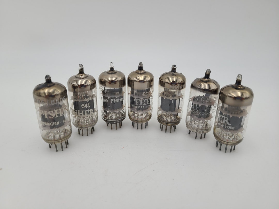 Lot of 7 Amperex Fisher 6AQ8 ECC85 Tubes All Test Great - Etsy