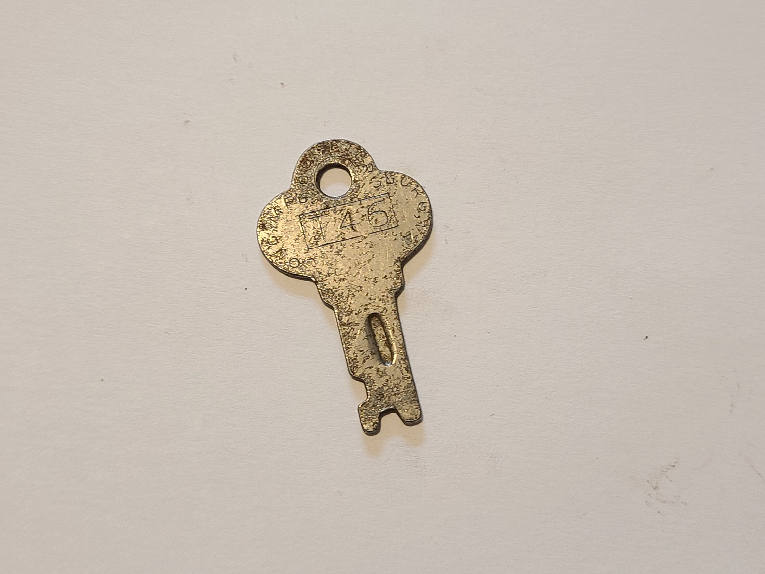 Serrure En Laiton Pour Malle Ancienne - Modèle PM Avec Clé - Pièce Détachée Authentique