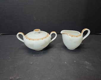 Juego de azucarero y lechera Villeroy & Boch Arden Lane con forma de mariposa