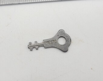 Maleta de equipaje presto antigua, estuche de viaje, breifcase Key
