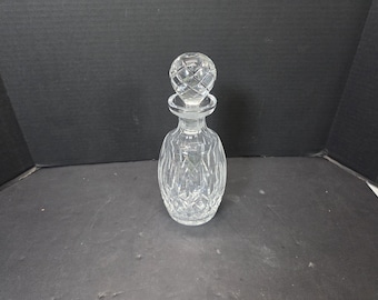 Waterford Lismore Cut crystal Decanter w/ stopper small ding
