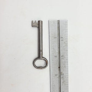 Antique Long Barrel key, for cabinet furniture, door locks or padlock