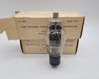 Pair of NOS mint in box VT-236 836 NU National union tubes Mint in boxes