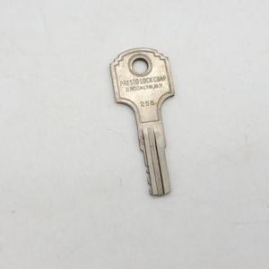 Presto Lock Corp Luggage Suitcase Key 258