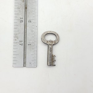 Antique Steamer Trunk Key Excelsior x160