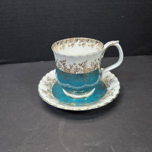 Royal Albert Tea cup and saucer Regal series Green Tea cup and saucer