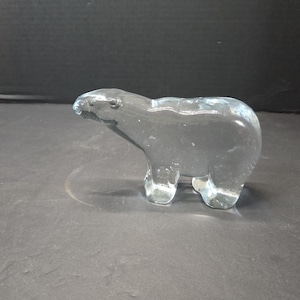 Kosta Boda Polar Bear - Etsy