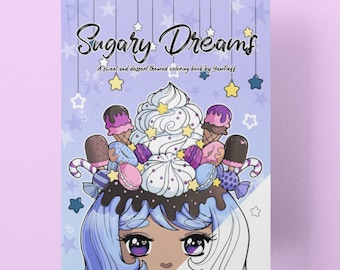 Sugary Dreams - A Digital Coloring Book by YamPuff - Instant Digital Download
