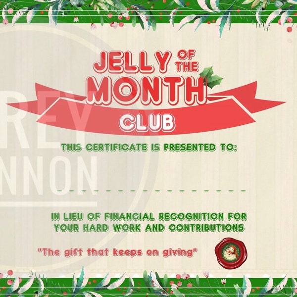Jelly of the Month Club - Etsy