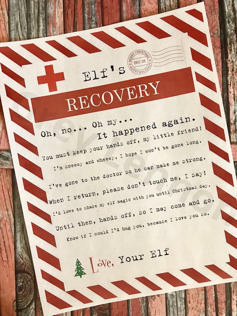 Elf Recovery Letter Aletters one