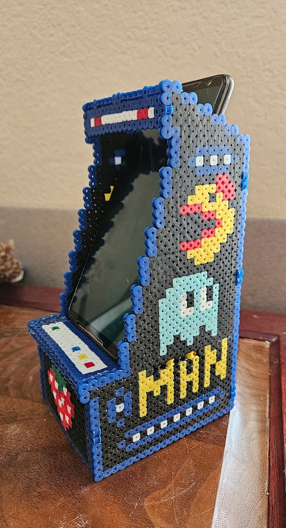 Pac-Man Perler Bead Arcade Cellphone Holder *PDF*