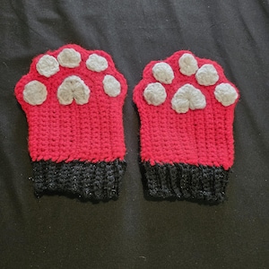 PDF Pattern For Paw Mittens