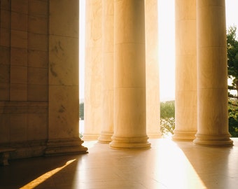 Sun through Columns | Jefferson Memorial, Washington, DC