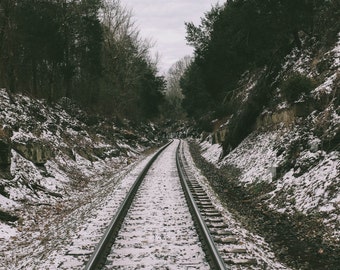 Snow on Train Tracks | Tennessee