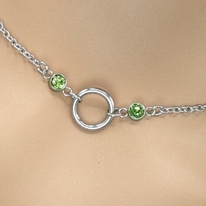 Tageshalsband * O-Ring mit Farboptionen * Verschlussoptionen * 24/7 Tragen