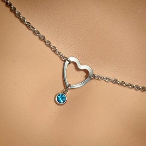 Day Collar * Heart w/ Color Options  * Locking Options * 24/7 Wear