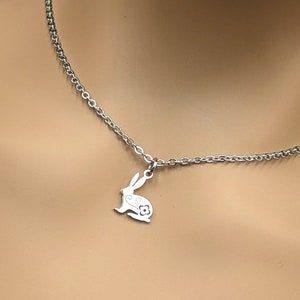 Day Collar * Filigree Bunny Rabbit Charm * Locking Options * 24/7 Wear