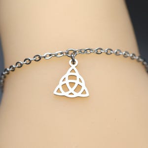 Halsband * Fußkettchen * Armband * Keltischer Dreifaltigkeitsknoten * Verschlussoptionen * 24/7 tragbar