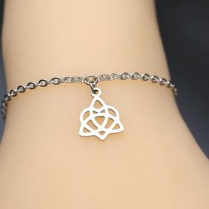 Tageskragen * Fußkettchen * Armband * Keltischer Knoten * Verschluss-Möglichkeiten * 24/7 Tragen