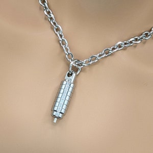 Hoofdsleutelhanger * Domsleutelhangerketting * Roestvrij staal * Past op mijn sluit- en inbussloten