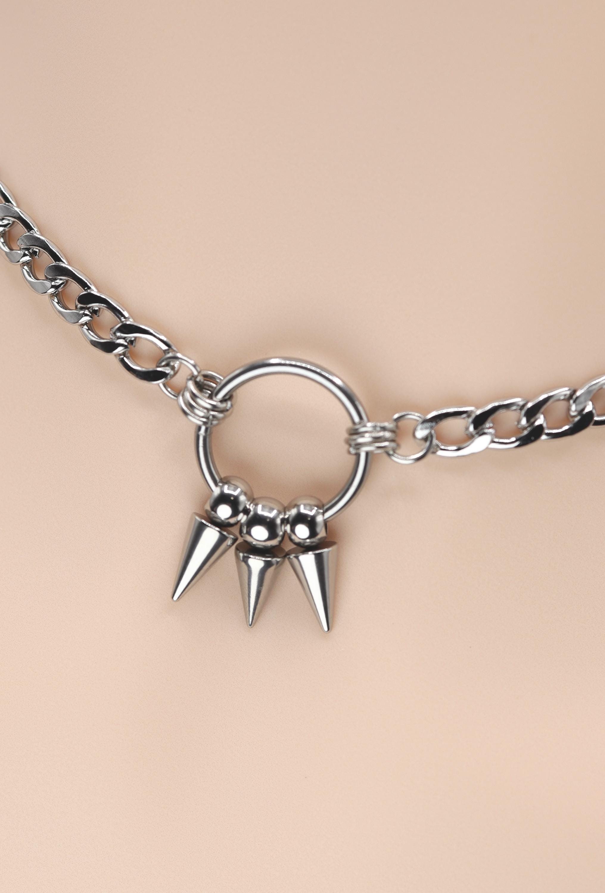 Day Collar * O Ring w/ Spikes * Locking Options * 24/7 Wear