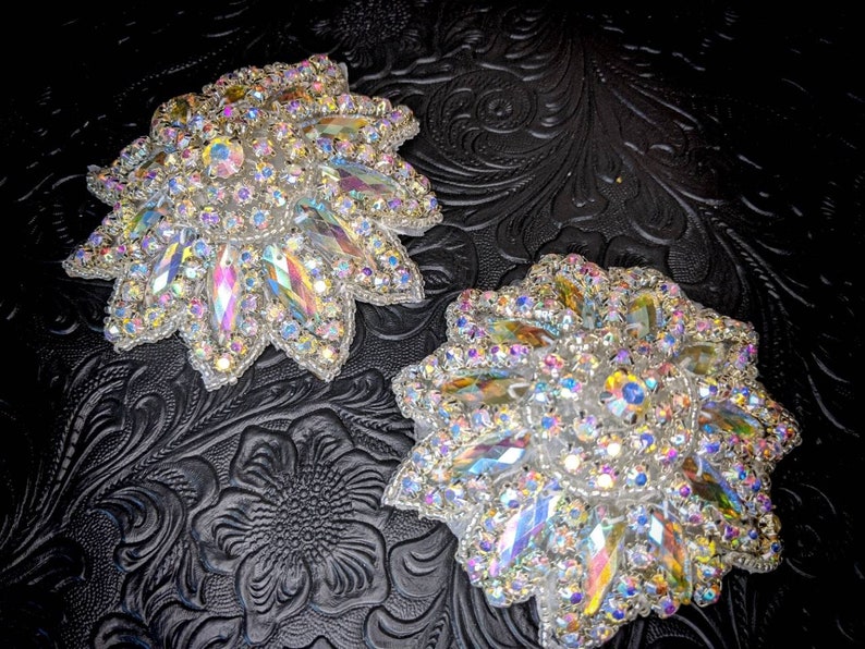 AB Rhinestone and Sequin 3D print reusable pasties nipple Etsy