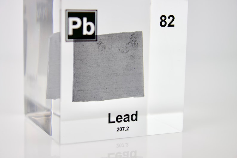 Authentic Lead Element Cube Collection Display for Teacher Gift ...