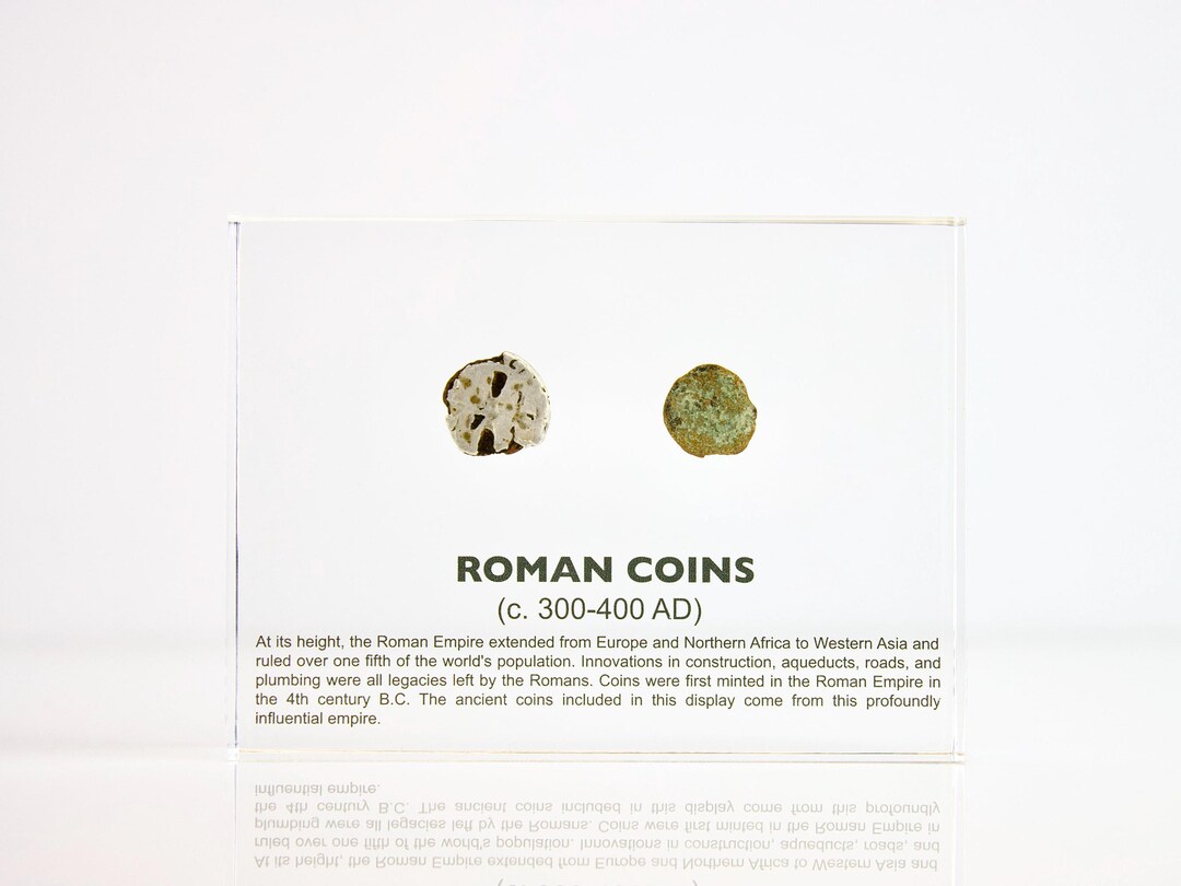 Roman Coin Display Authentic Quality Ancient Roman Empire Acrylic