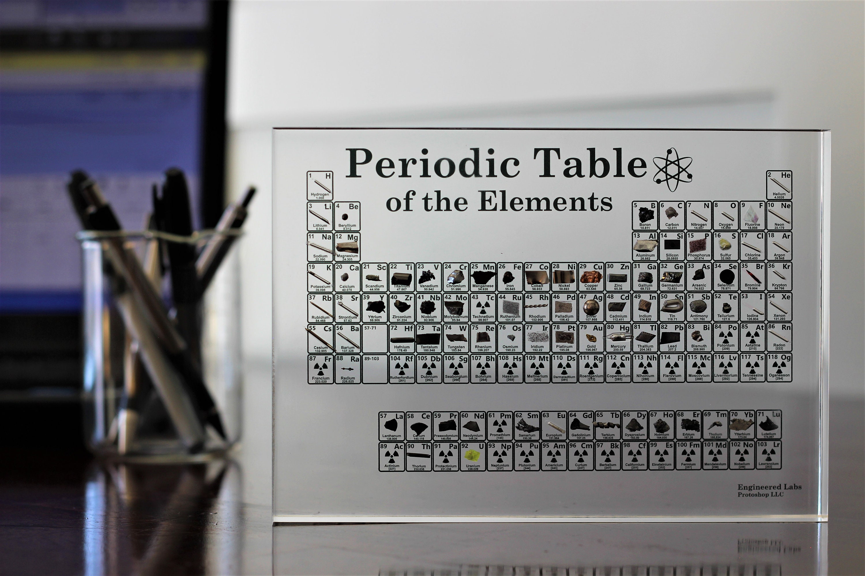 Periodic Table Of Elements With Real Elements