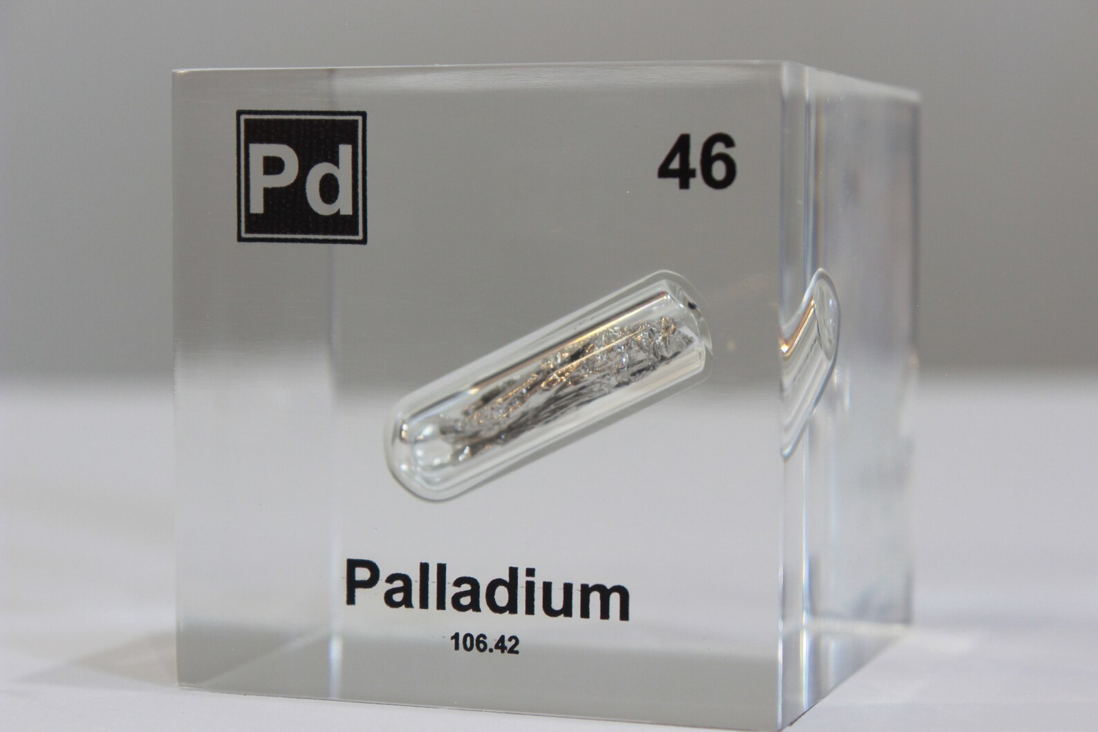 Palladium Set Random Box Palladium Element Cube Display for Science Enthusiast Decor for Science ...