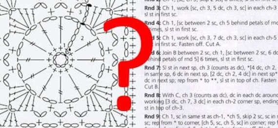 How To Read A Crochet Pattern Diagram
