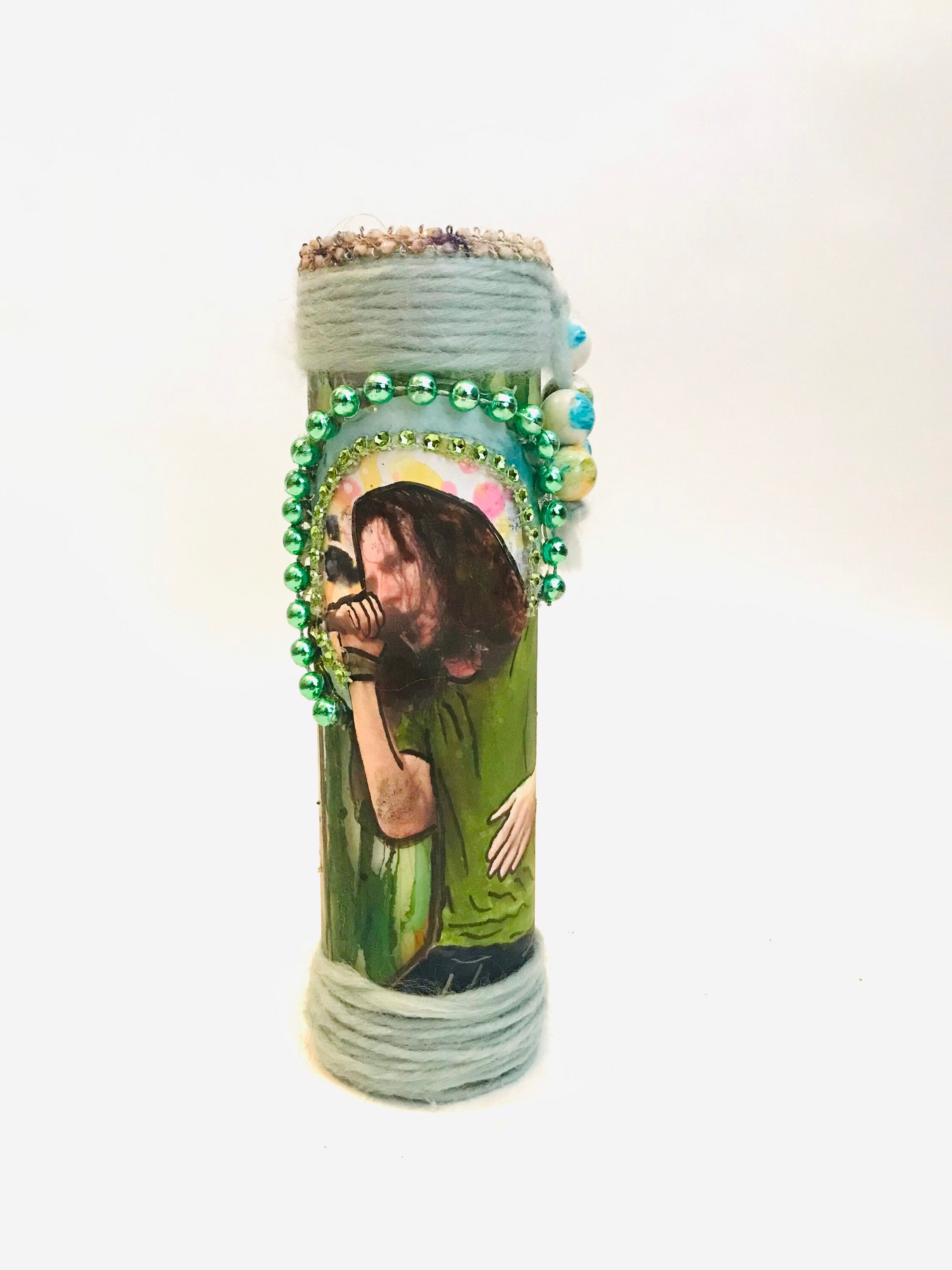 Eddie Vedder Prayer Candle Rock and Roll Candle Music Candle Etsy