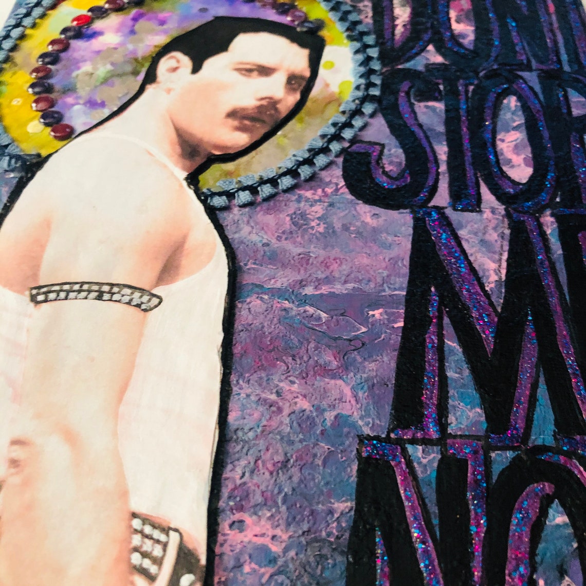 Freddie Mercury Queen dont Stop Me Now Mixed - Etsy