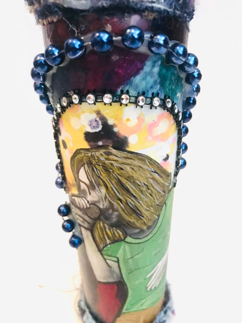 Eddie Vedder Prayer Candle Rock and Roll Candle Music Candle Etsy