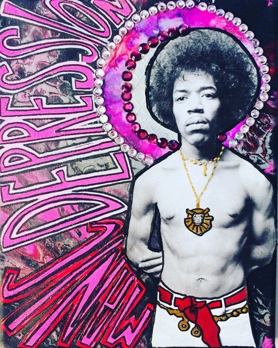 現代アート 絵画 Manic Depressions Jimi Hendrix, 