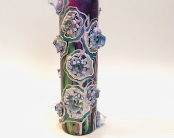 Crystal, Geode, Agate style candle handmade crystal candle, handmade geode candle, handmade agate candle, crystal candle, geode agate candle