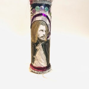 Chris Cornell Prayer Candle rock and roll candle music candle prayer Chris Cornell candle music candles Chris Cornell candle music decor image 1