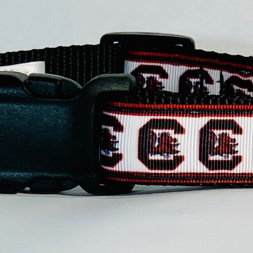 University of South Carolina USC Gamecocks Dog Collar Etsy