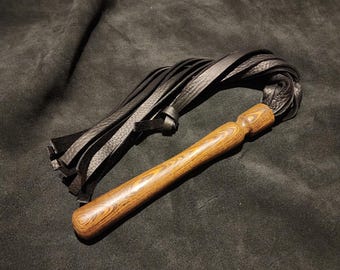 26in Bocote Flogger with Leather Falls