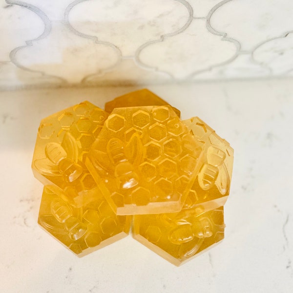 Honey scented glycerin soap