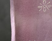 Japanese Fabric Silk Textile Vintage Kimono Antique Boro Patch Kusakizome CHIRIMEN Dyed 43.3"/EIJ77/70