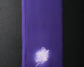 Japanese Fabric Silk Textile Vintage Kimono Antique Boro Patch Kusakizome Dyed 47.6"/EIR32/70