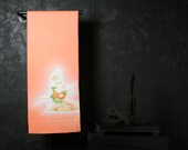 Japanese Fabric Silk Textile Vintage Kimono Antique Boro Patch Kusakizome Dyed 48.8"/EIJ27/80